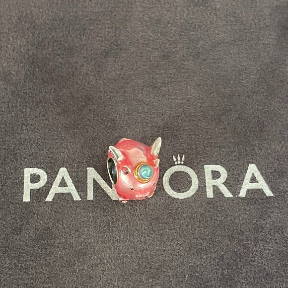 Pandora Flying Unicorn Pig Charm - Picture 3 of 6